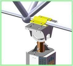 Large Hvls Industrial Ceiling Fan Application in Inner Basketball Sports Center