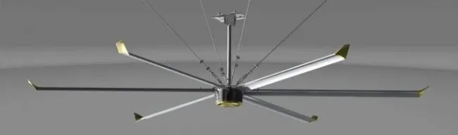 Big Ass Large Industrial Ceiling Fan for Factory Ventilation
