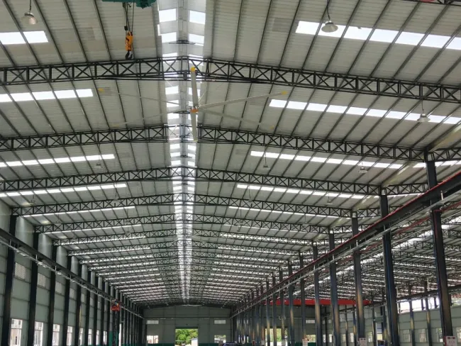 Big Ass Large Industrial Ceiling Fan for Factory Ventilation