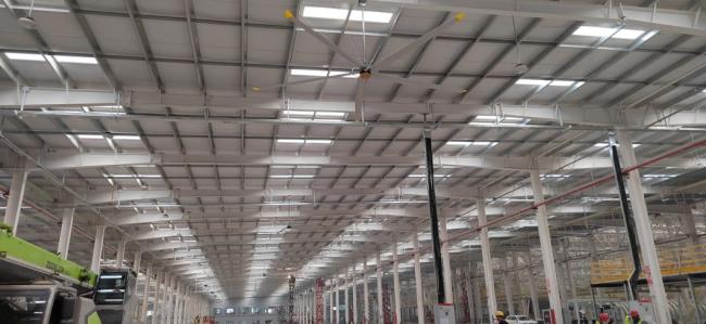 Giant Size Power Big Ass Fan Air Cooling Ventilation Hvls Large Industrial Ceiling Fan