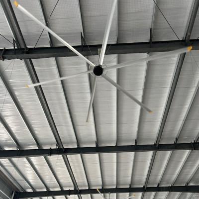 China Fan Diameter 8FT-24FT PMSM Motor-Driven HVLS Ceiling Fan for Cable Production Workshop for sale