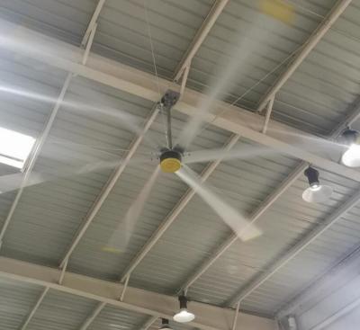 China Air Cooler Synchronous Motor 1.2KW  22FT Aluminium Ceiling Fan for sale