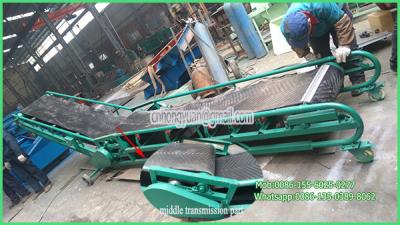 China wood pellet unloading belt conveyor for truck loading unloading for sale