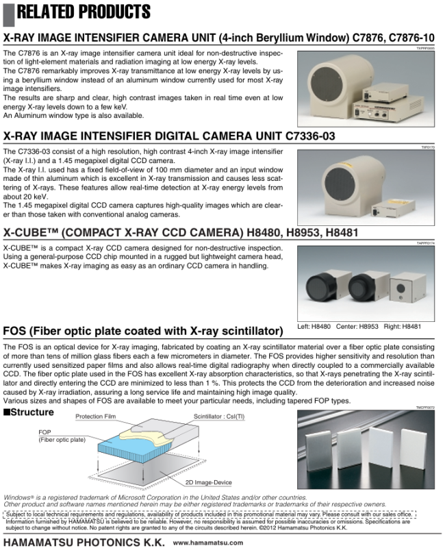 Microfocus X-ray source L9421-01 - component view