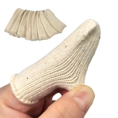 China Anti Abrasion Cotton Finger Cots Easy To Wear Different Size for sale