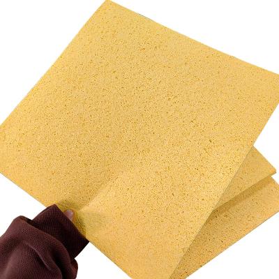 China Compressed Wood Pulp Cotton Soldering Iron Sponges High Temperature Resistant for sale