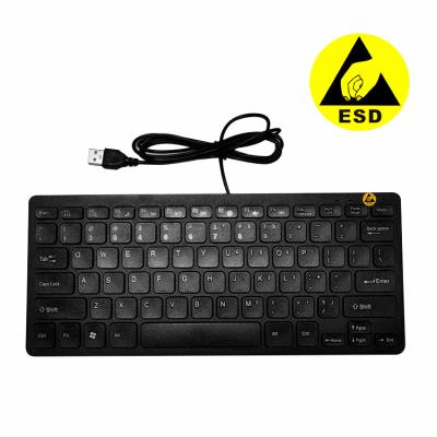 中国 Lab Cleanroom Use Small ESD Keyboard Antistatic Wired Mini Keyboard 販売のため