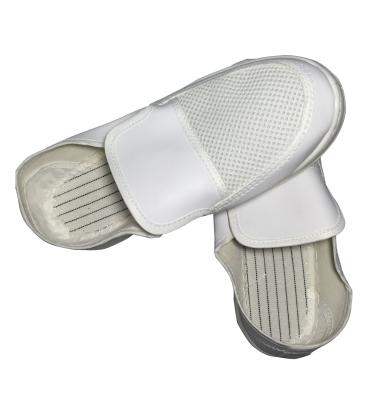 China Solo calzado estático anti de los zapatos de seguridad del ESD de la malla del agujero no apto para el autoclave en venta