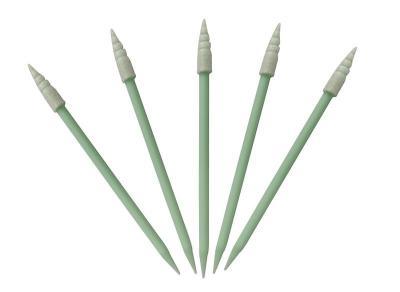 China Small Compressed 100 Ppi Polyurethane Foam Swabs With Short PP Handle for sale