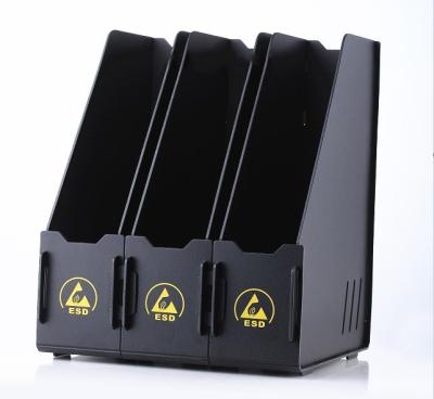 China Permanent ESD Safe Magazine File Holder With 1 / 2 / 3  Compartments for sale