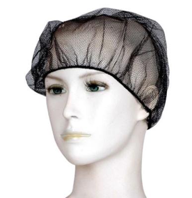 China 100% Nylon Cleanroom Consumables Disposable Mesh Cap Hair Net Cap For Food Service for sale
