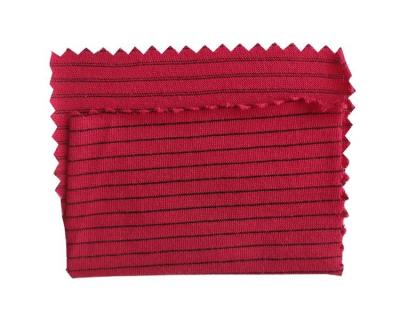 Chine Tissu statique de tricotage de coton d'ESD anti pour le rouge bleu de noir de T-shirt de Polo Shirt à vendre
