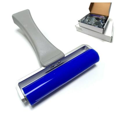 China PCB Reusable Silicone Rubber Cleanroom Sticky Roller for sale