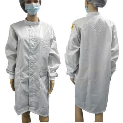 China Anti Static 2.5mm Grid ESD Safe Clothing For EPA Areas for sale