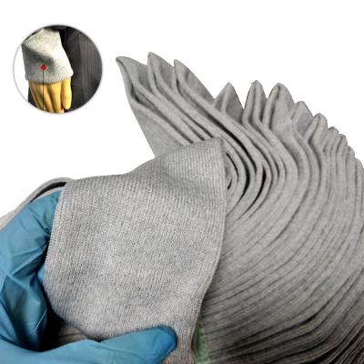 Chine Tissu statique tricoté d'ESD de polyester de carbone à nervures de Spandex anti à vendre