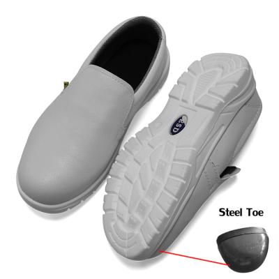 Chine Chaussures de sécurité respirantes à bout en acier blanc antistatique ESD pour salle blanche Chaussures antistatiques ESD à vendre