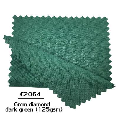 China 96% Polyester 4% Carbon 6mm Diamond ESD Uniform Fabric For Cleanroom for sale