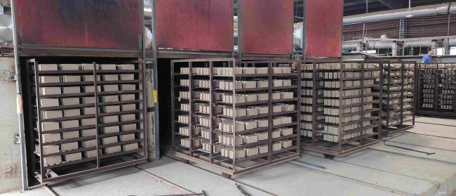 Chamber dryer system for tile drying