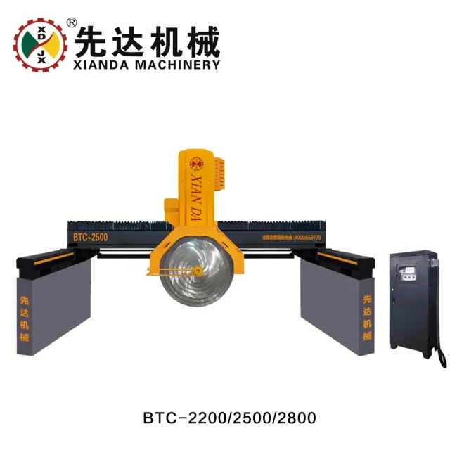 Automatic Smart Monoblock 5 Axis CNC Bridge Saw for Cutting Granite, Quartz, Marble Countertops, Vanity Tops, Staircases Factory Price for Sale