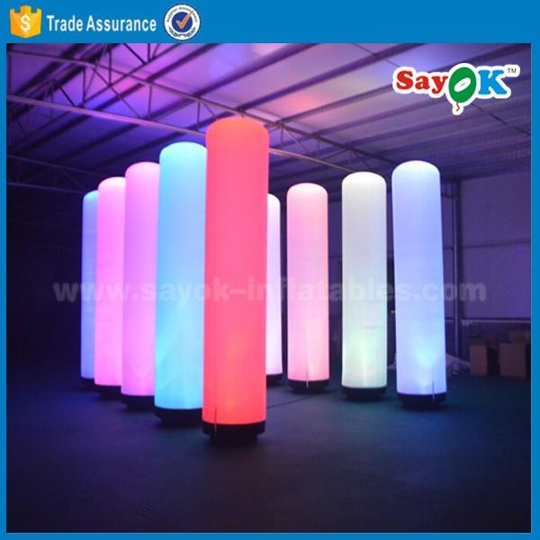 inflatable pillar with led inflatable column