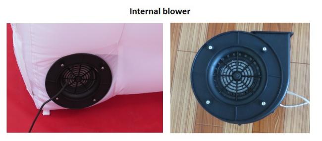 Custom Led lighting inflatable sprial wall