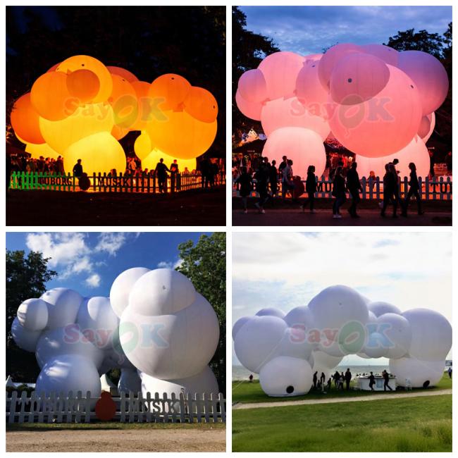 inflatable air tent
