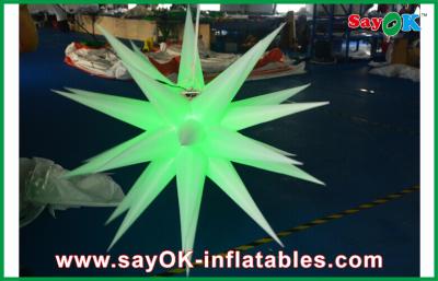 China Custom Made Giant LED Inflatable Star For Outdoor Wedding Decoration for sale