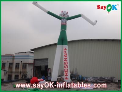 China Perro inflable al aire libre del baile del aire del bailarín del cielo con la flecha para hacer publicidad en venta