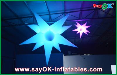 中国 屋内党装飾の LED ライトが付いている膨脹可能な導かれた星の広告の星の気球 販売のため