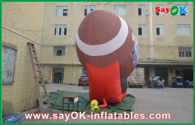 China Do rugby inflável relativo à promoção inflável dos produtos da cópia do logotipo futebol americano à venda