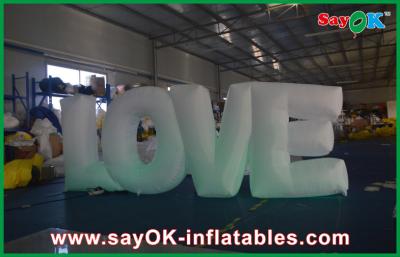 China Popular 190T Nylon Inflatable Lighting Decoration For Valentines Day for sale
