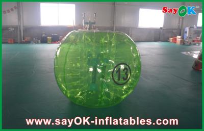 China Juegos inflables de los deportes del césped al aire libre, bola humana inflable de la burbuja de 1m m TPU en venta