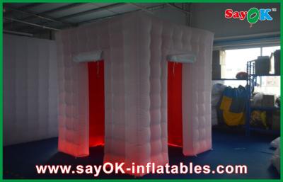 China Kids Photo Booth Square Inflatable Photo Booth Kiosk Frames 2.4 X 2.4 X 2.5m For Wedding for sale