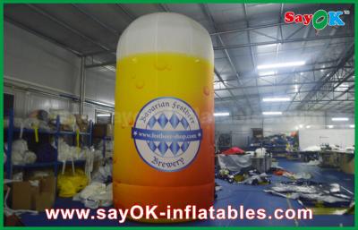 China 4m Custom Inflatable Products Inflatable Bottle / Cup U Shape Custom Printed Model Advertising for sale