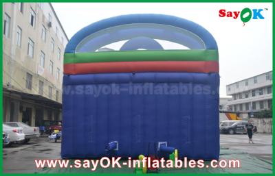 China Castelo de salto do leão-de-chácara de encerado do Pvc da criança inflável com corrediça de água à venda