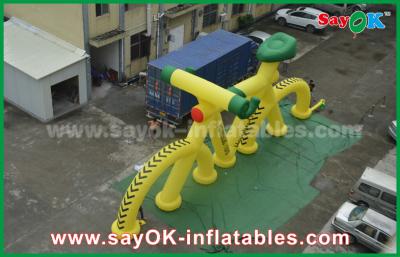 China 3m High Custom Inflatable Products Promotional Model Bicycle With Print for sale