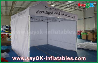 China Easy Up Pop Up Tent White Promtional Aluminum Folding Tent  Canopy Tent For Advertising for sale