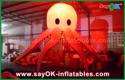 China Giant Inflatable Lighting Decoration Sea Animal Lighting Octopus / Devilfish for sale