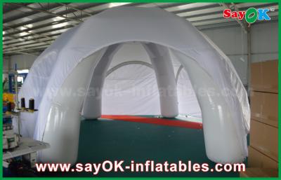 China Inflatable Yard Tent White Waterproof Inflatable Air Tent Customized PVC Inflatable Dome Tent For Event for sale