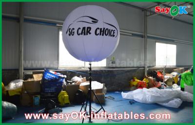 Chine ballon debout de fer de 1.5m de trépied léger gonflable blanc de décoration avec la copie à vendre