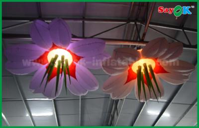 Chine La décoration gonflable d'éclairage d'étape de mariage a mené épouser la fleur gonflable à vendre