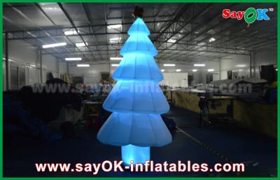 China 3m Inflatable Light Decoration LED Lighting Christmas Tree With Nylon Material for sale