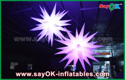 China Giant 1.5m LED Star Balloon Inflatable Lighting Decorations For Pub / Bar for sale