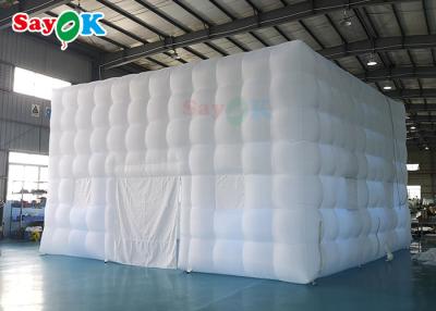 China Aluguel de barraca de jardim inflável 8x8x5m com led ao ar livre inflável à venda