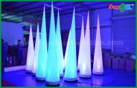 China 2.5m / 3mH conduziu a iluminação da decoração inflável da iluminação cônica para o evento/propaganda à venda