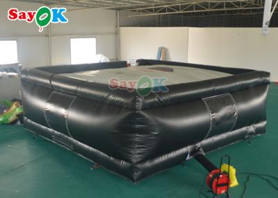 China Funny Inflatable Air Jumping Pad Bouncing Trampoline Mat For Children for sale