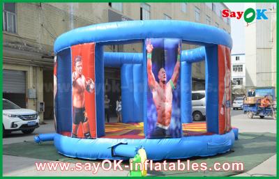 China Castelo inflável com deslizamento seco e PVC forte Castelo inflável gigante para danos / boxe 2 anos de garantia à venda