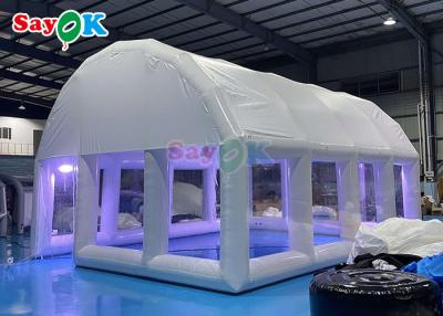 China PVC Inflatable Swimming Pool Enclosure Above Ground Winter Dome Pool Covers for sale