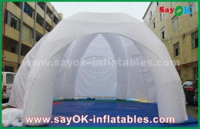 China Tienda inflable de la araña de la tienda de la Multi-persona de la publicidad de la exposición inflable gigante blanca inflable del PVC en venta