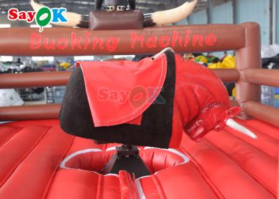 China PVC Inflatable Bullfighting Machine Bucking Bronco Outdoor Sport Games Crazy Rodeo Bull Fight Mechanical Bull for sale